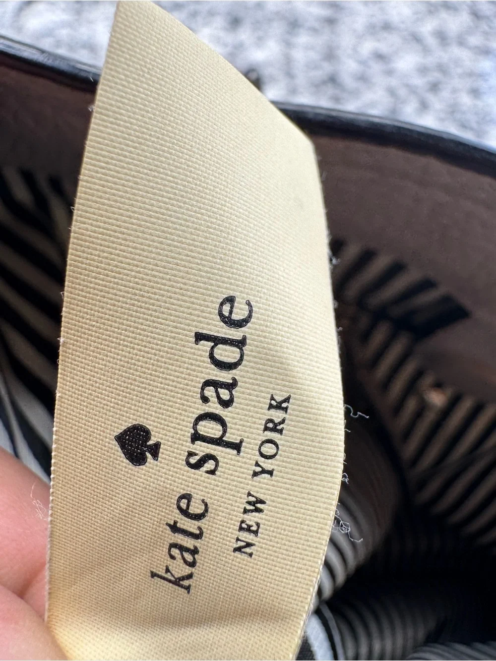 kate spade Gray Pebbled Leather Satchel with Crossbody Strap